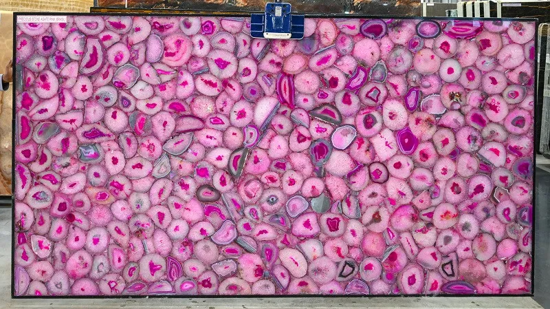 Precious Stone Agate Pink