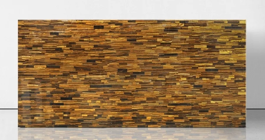 Precious Stone TIGER EYE Golden