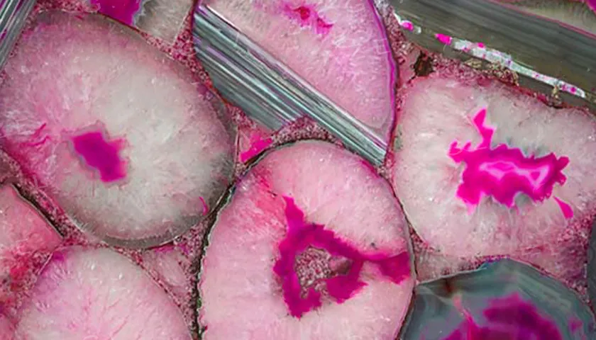 Precious Stone Agate Pink