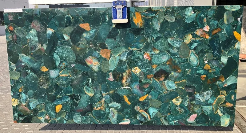 Precious Stone JASPER Desert Green